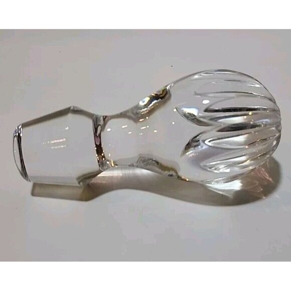 Vintage Atlantis Full Lead Crystal Glass Decanter And Stopper 12 Inches - Picture 7 of 7